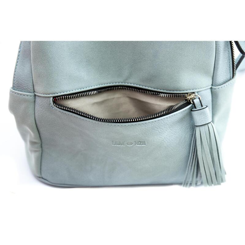Rucsac dama Lamonza Azalya bleu 27x13x28 cm