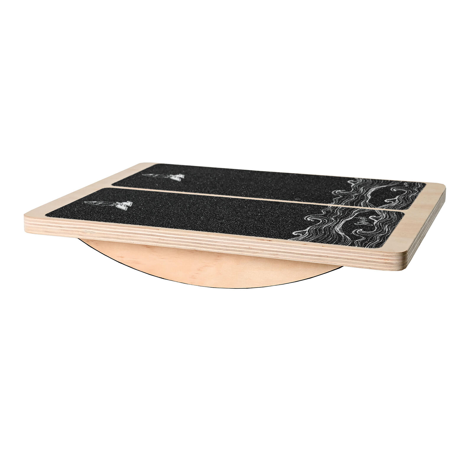 F2 Balance Board Step Board Aparato multifuncional Ajustable de Madera 4/7