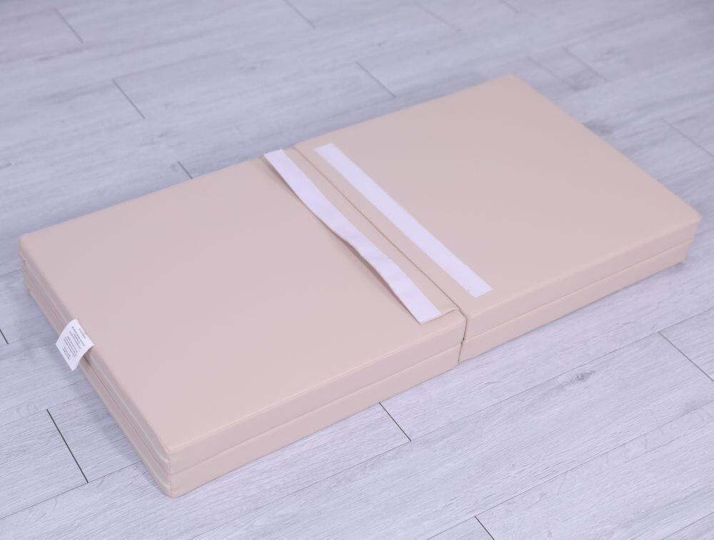 Gymnastikmatratze Satellite 100x100x5 cm vierteilig - beige 3/7
