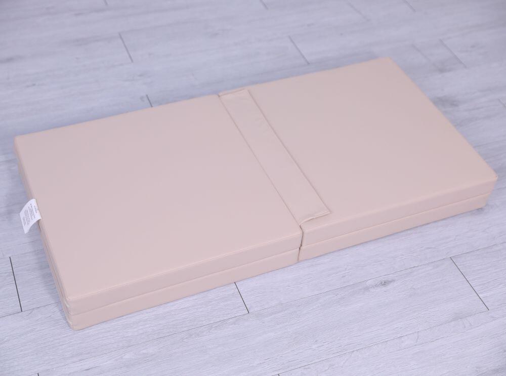 Gymnastikmatratze Satellite 100x100x5 cm vierteilig - beige 2/7