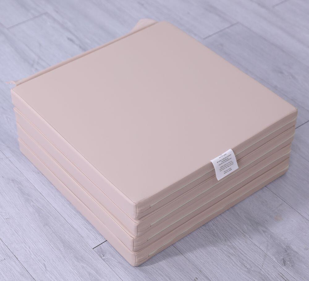 Gymnastikmatratze Satellite 100x100x5 cm vierteilig - beige 4/7