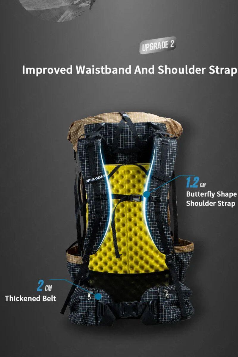 Plecak trekkingowy 46+10L Qidian Pro 45 4/4