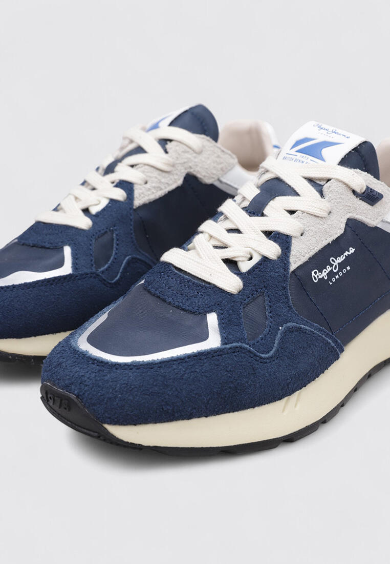 Zapatillas Deportivas Hombre Pepe Jeans MARLON VIBE M Azu 3/4