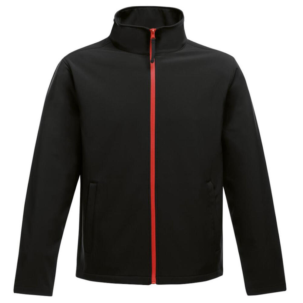 Men's ABLAZE softshell jacket (Black/Red)