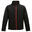 Standout Mens Ablaze Printable Soft Shell Jacket (Black/Classic Red)