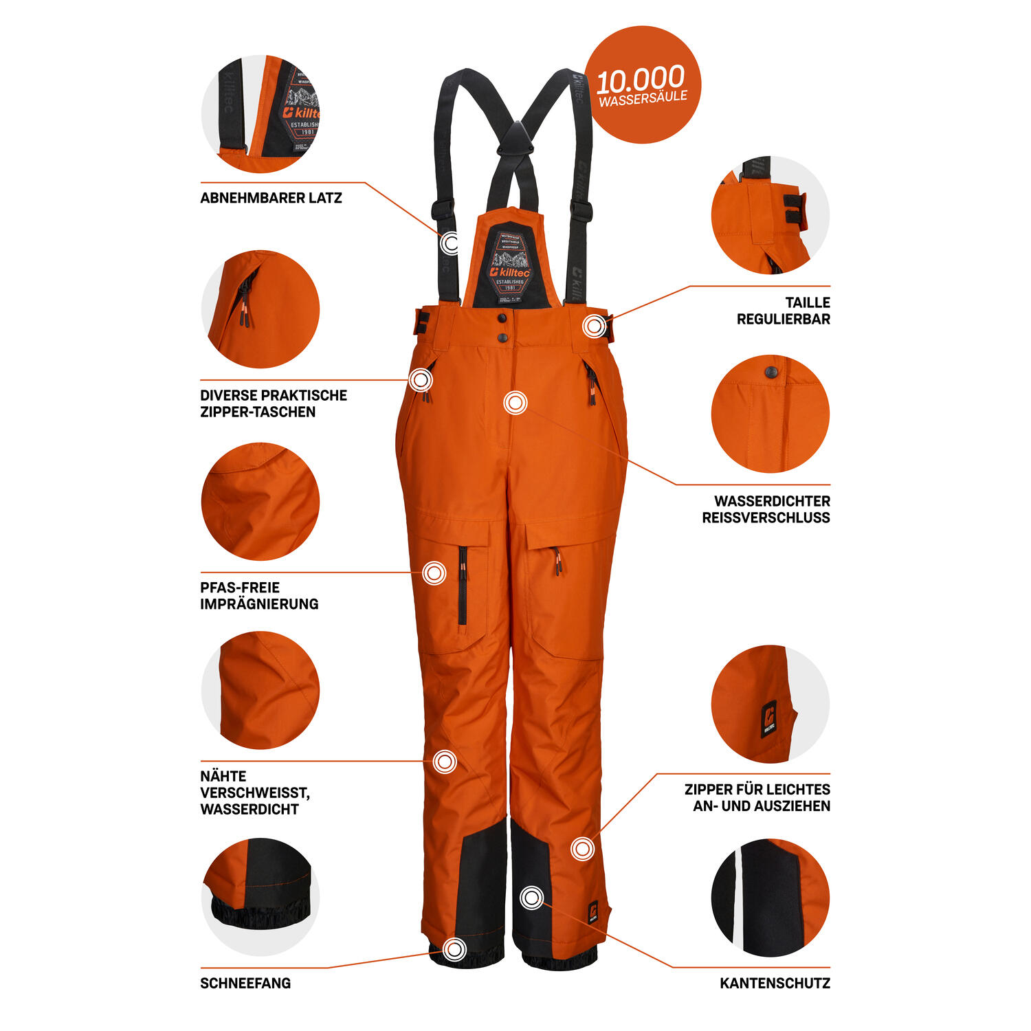 Salopette de ski enfant Killtec KSW 204 5/6