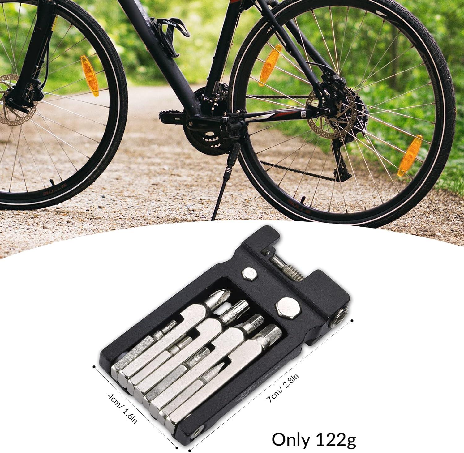 Multiherramienta para bicicleta de acero inoxidable 20 en 1 2/6