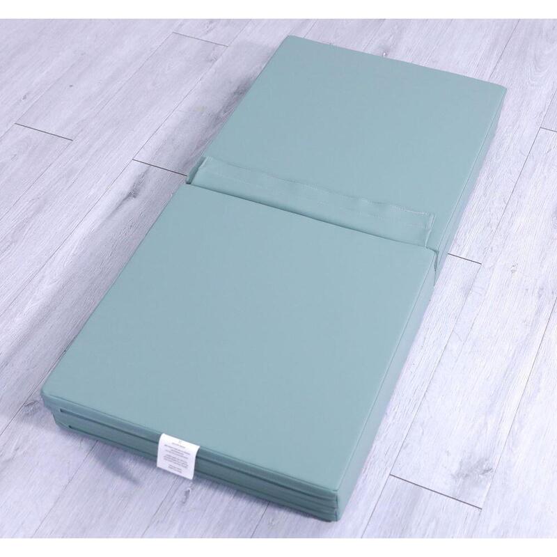 Saltea Gymnastic Satellite 100x100x5 cm în patru părți - verde