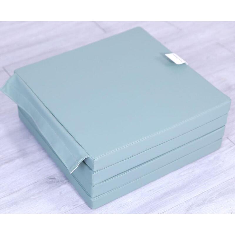 Saltea Gymnastic Satellite 100x100x5 cm în patru părți - verde