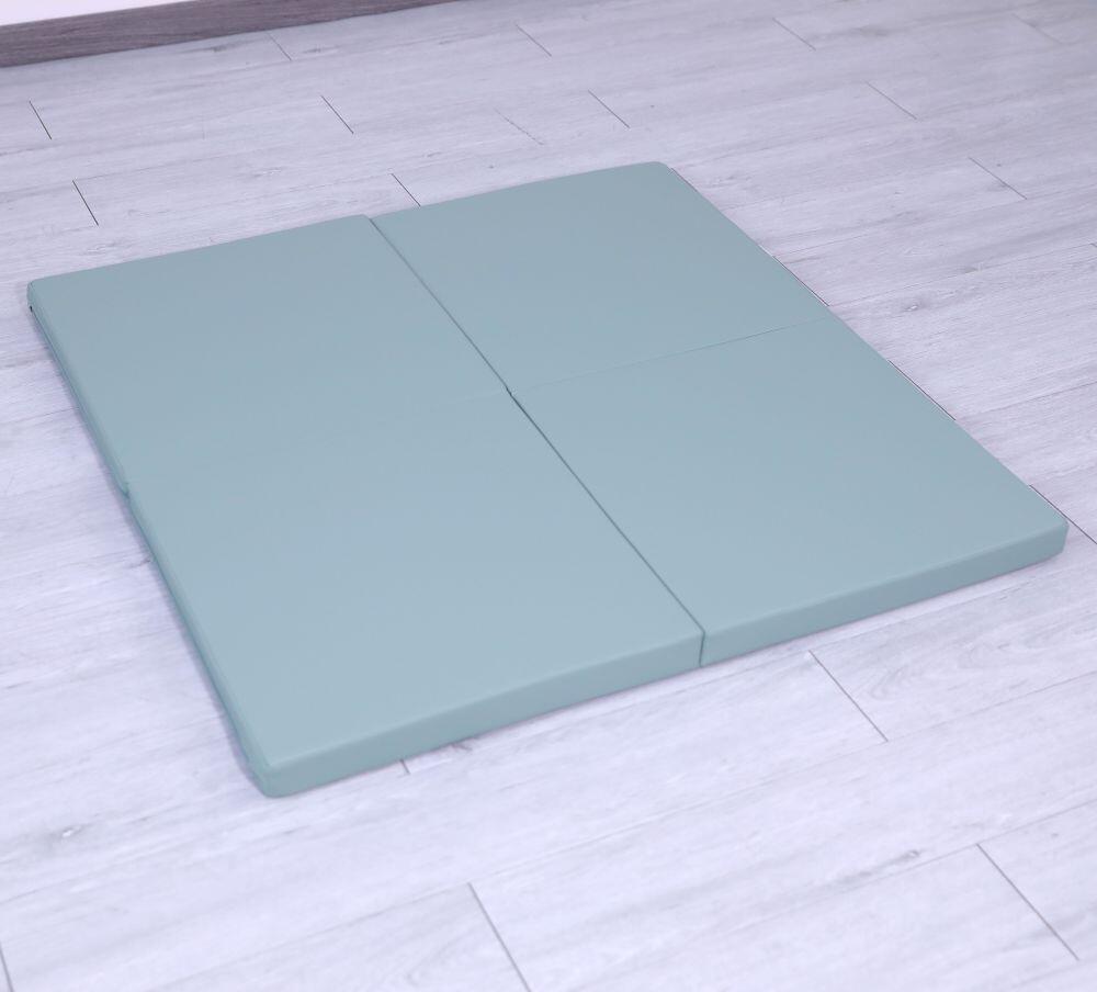 Gymnastikmatratze Satellite 100x100x5 cm vierteilig - grün 5/7