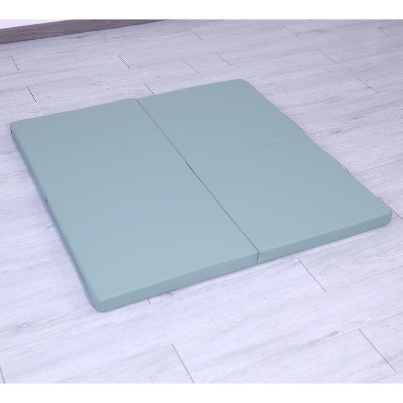 Saltea Gymnastic Satellite 100x100x5 cm în patru părți - verde