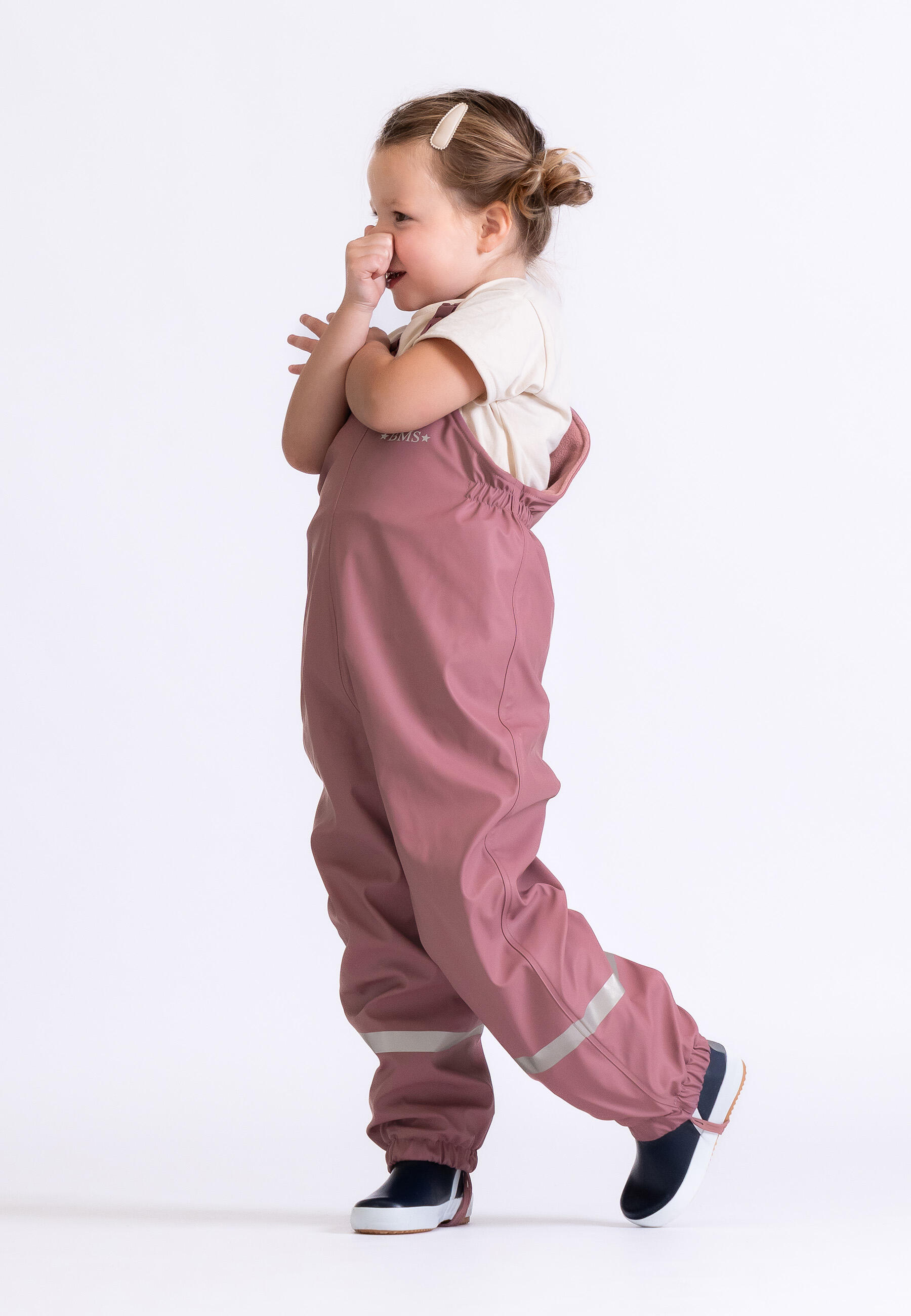 BMS gefütterte Regenlatzhose mit Fleece Kinder 4/4