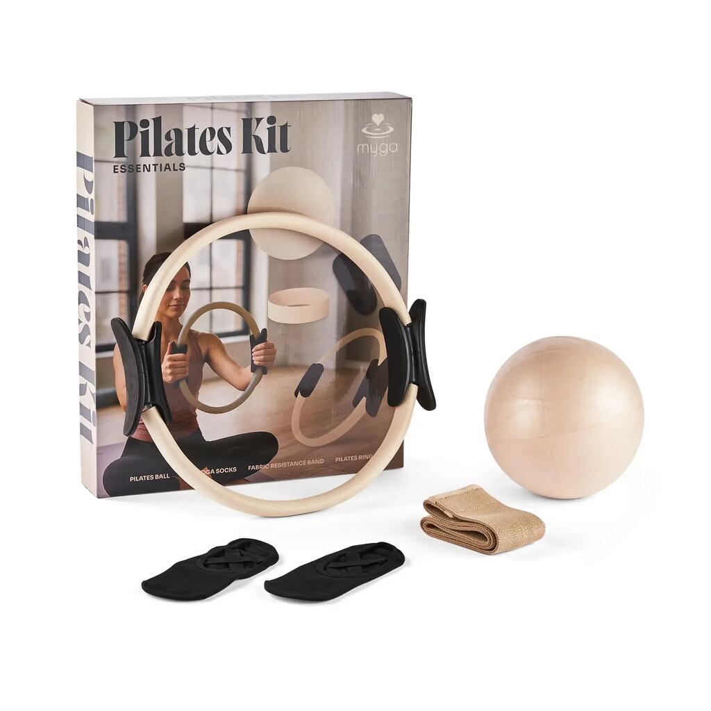Súprava na pilates Myga Essentials - béžová