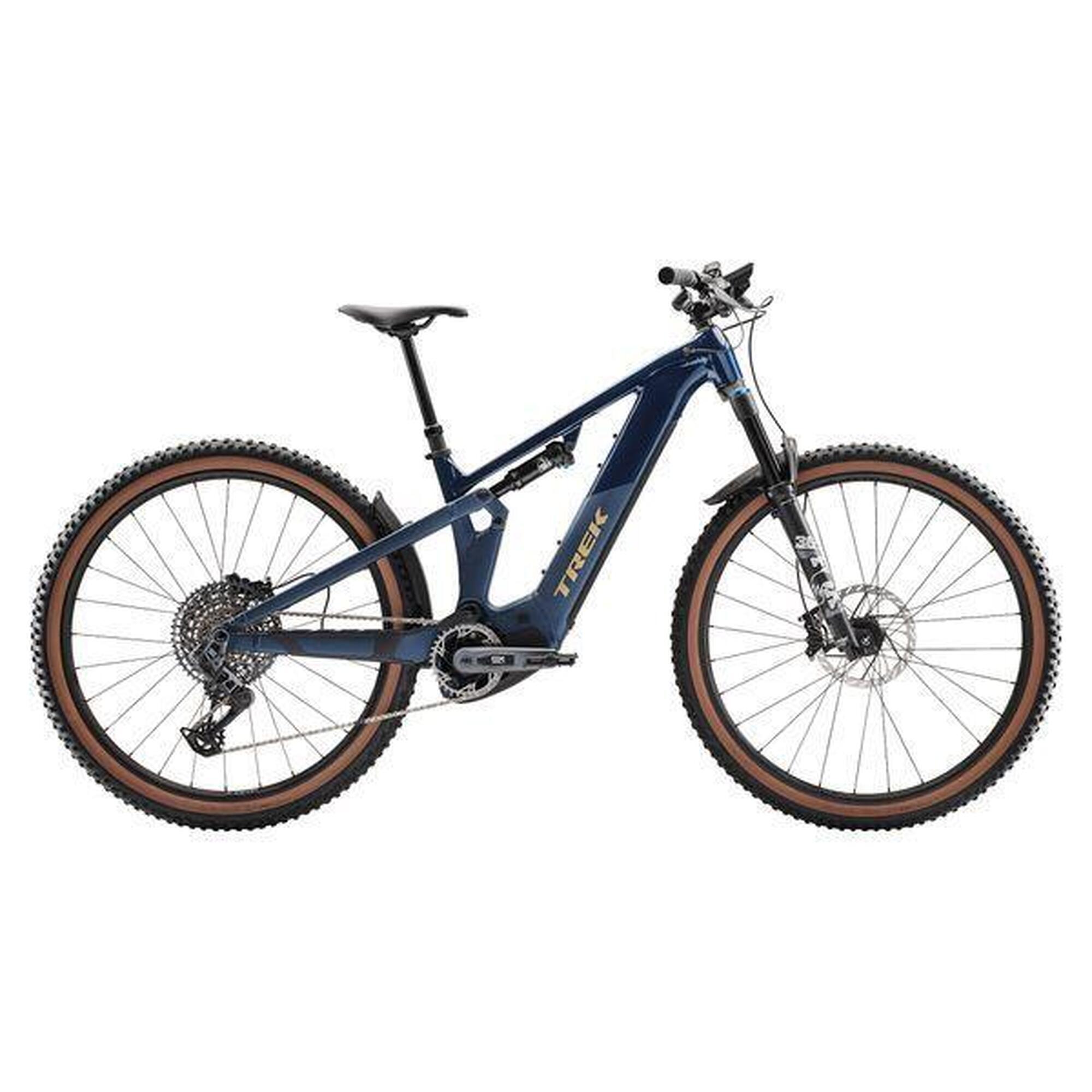 Trek - Reconditionné Vtt Électrique Tout-suspendu Trek Powerfly Fs+ 8 Sram - Très Bon - Vélo Tout Terrain - Bleu - 40 M - Decathlon