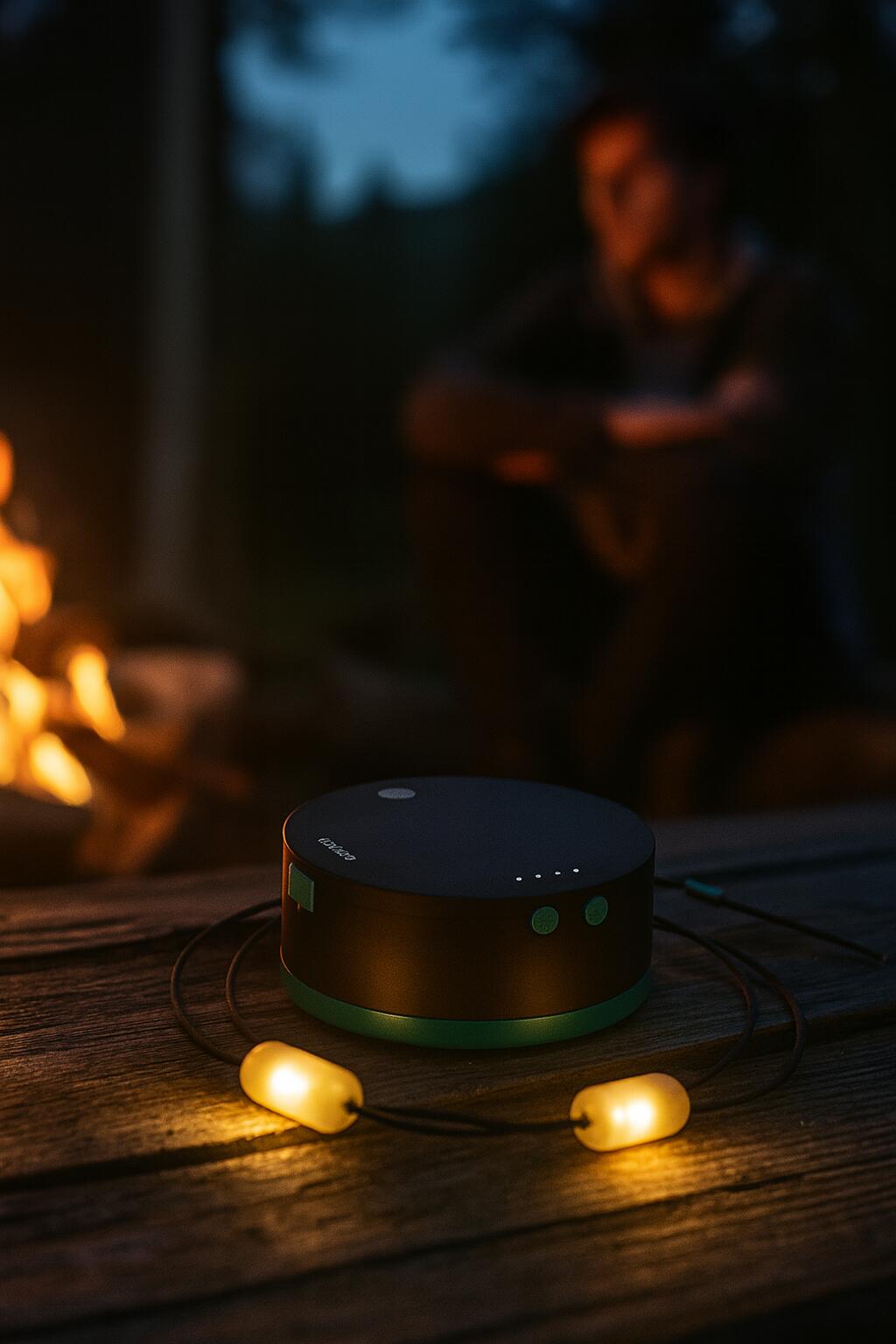 Guirlande BioLite 5,5m blanc chaud rechargeable solaire & USB‑C - Bivouac 7/7