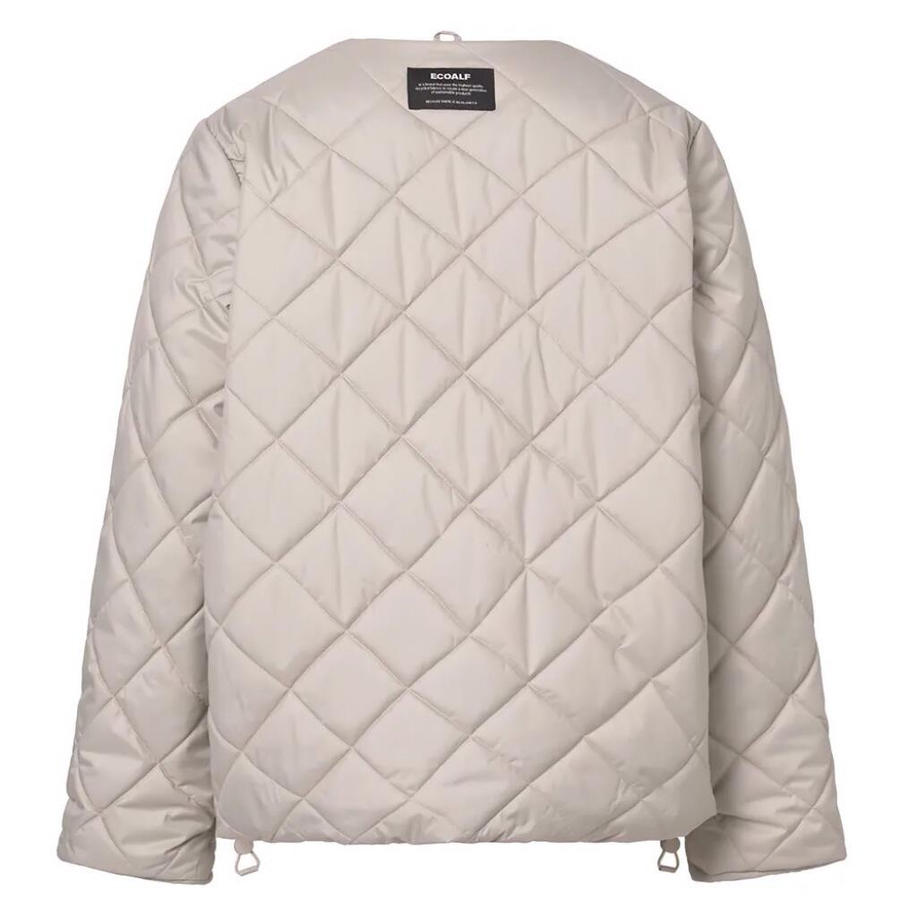 Veste Ecoalf Modèle Geres Jacket Woman Couleur Beige 4/5
