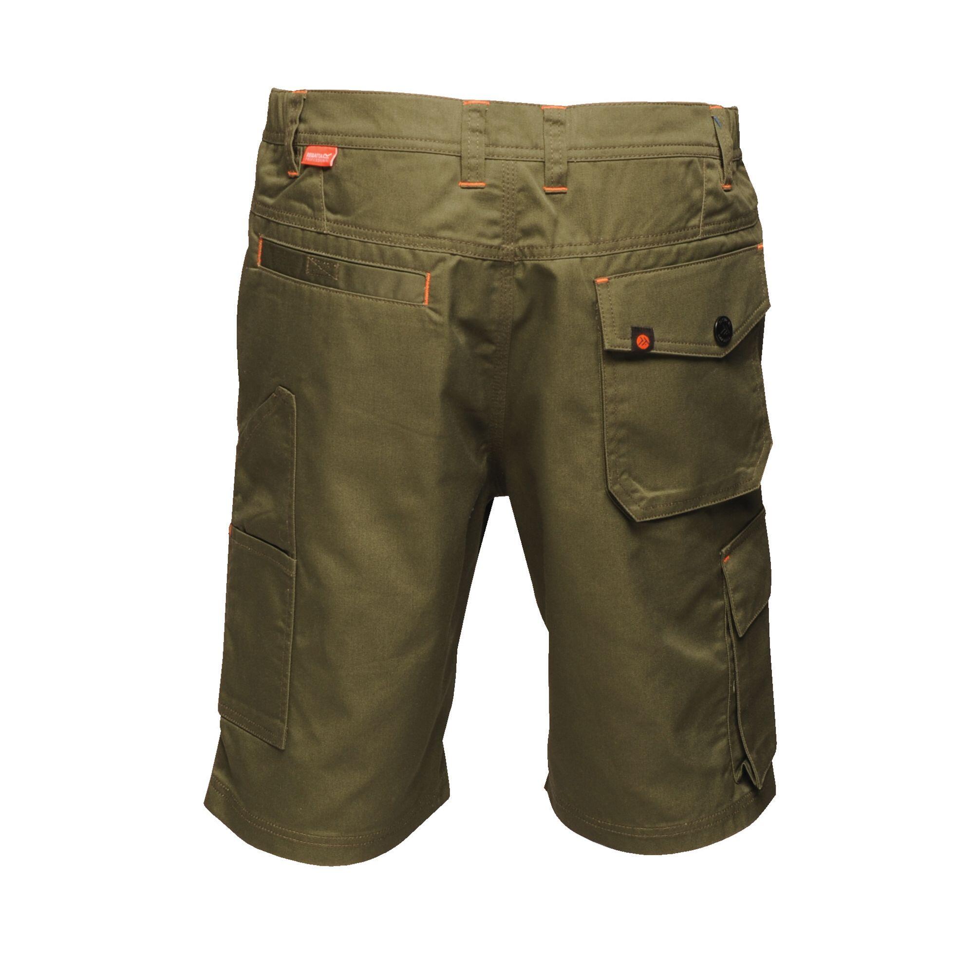 Mens Heroic Cargo Shorts (Dark Khaki) 2/4