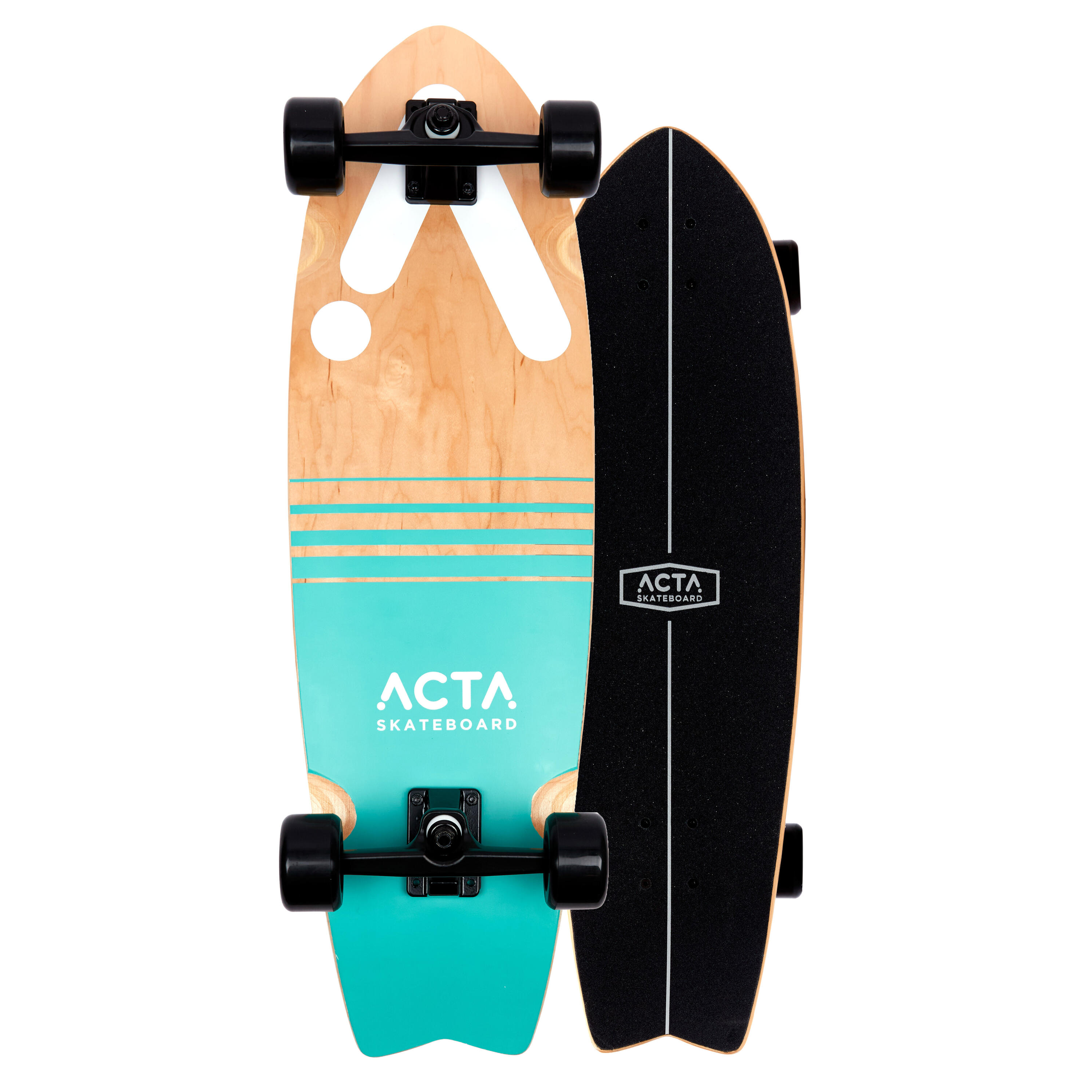 ACTA ACTA Surfskate Horizon 32" – Azul e Bege - Prancha de surfe em maple de 7 camada