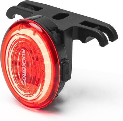 Slimme fietsachterlicht met automatische remfunctie ipx7 & magnetisch