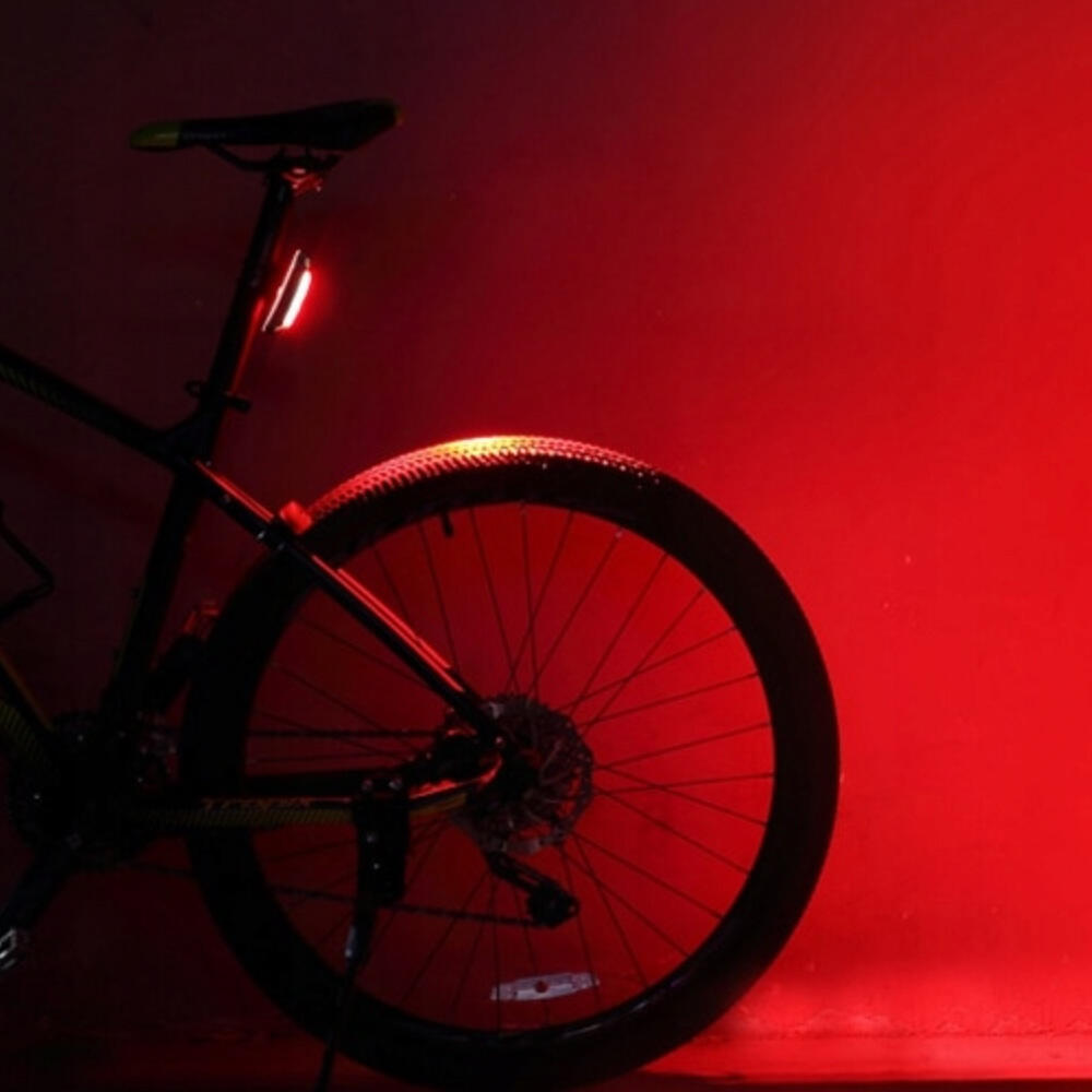 Luz trasera de bicicleta de seguridad y recargable por USB ROCKBROS. 6/6