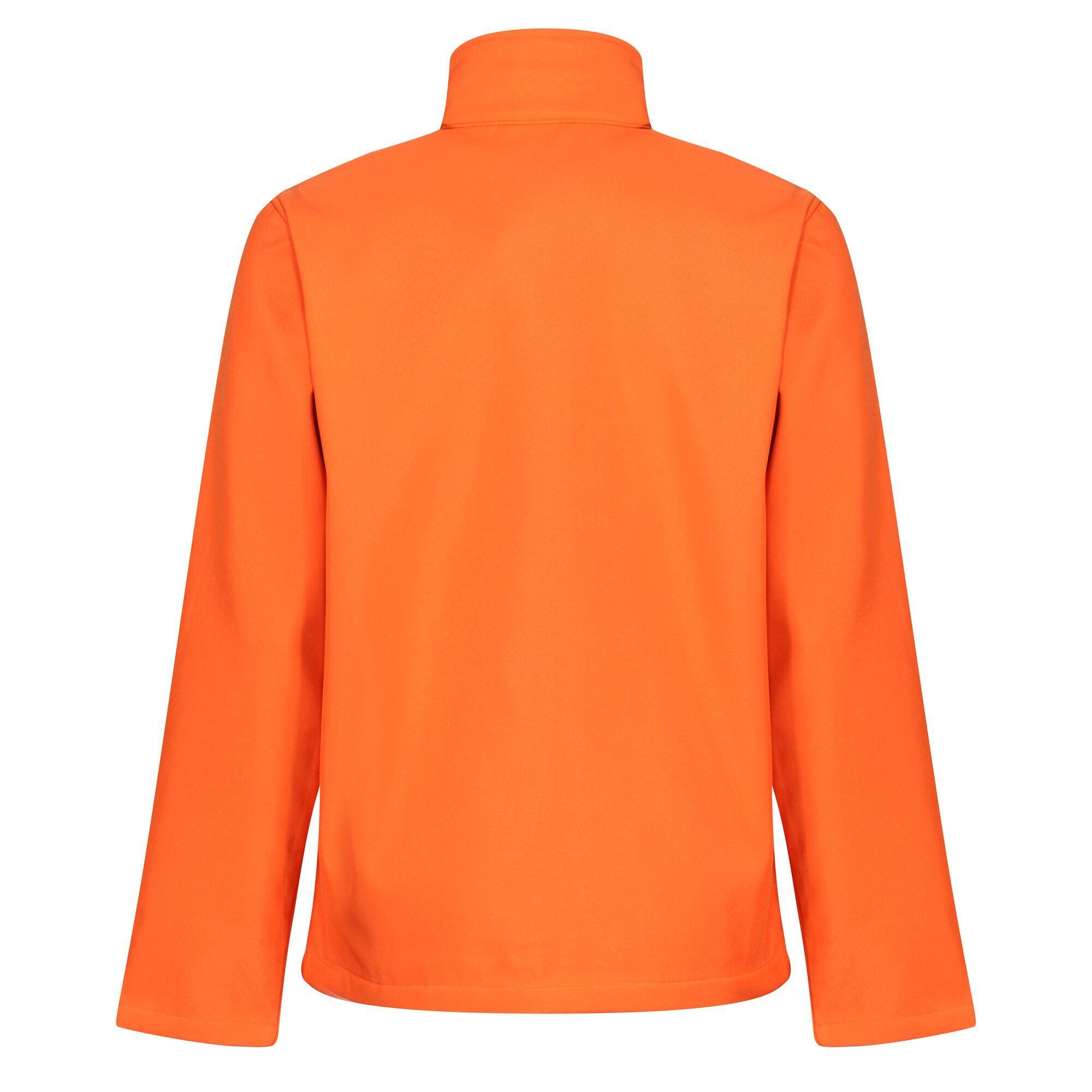 Standout Mens Ablaze Printable Soft Shell Jacket (Magma Orange/Black) 2/5