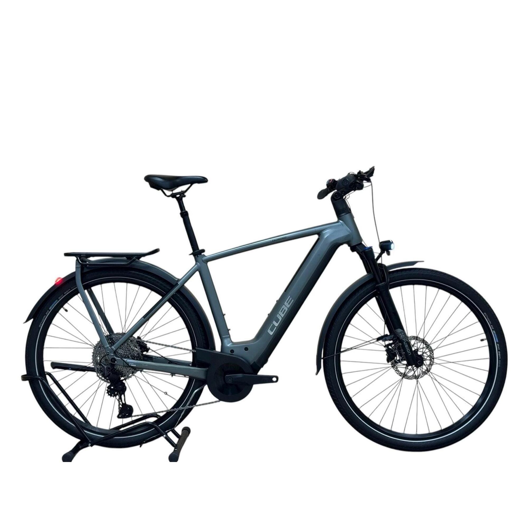 Cube - Reconditionné - Vélo Électrique Cube Kathmandu Hybrid Pro 750 Xt - Comme Neuf - Vélo Ville - Gris|noir - Decathlon