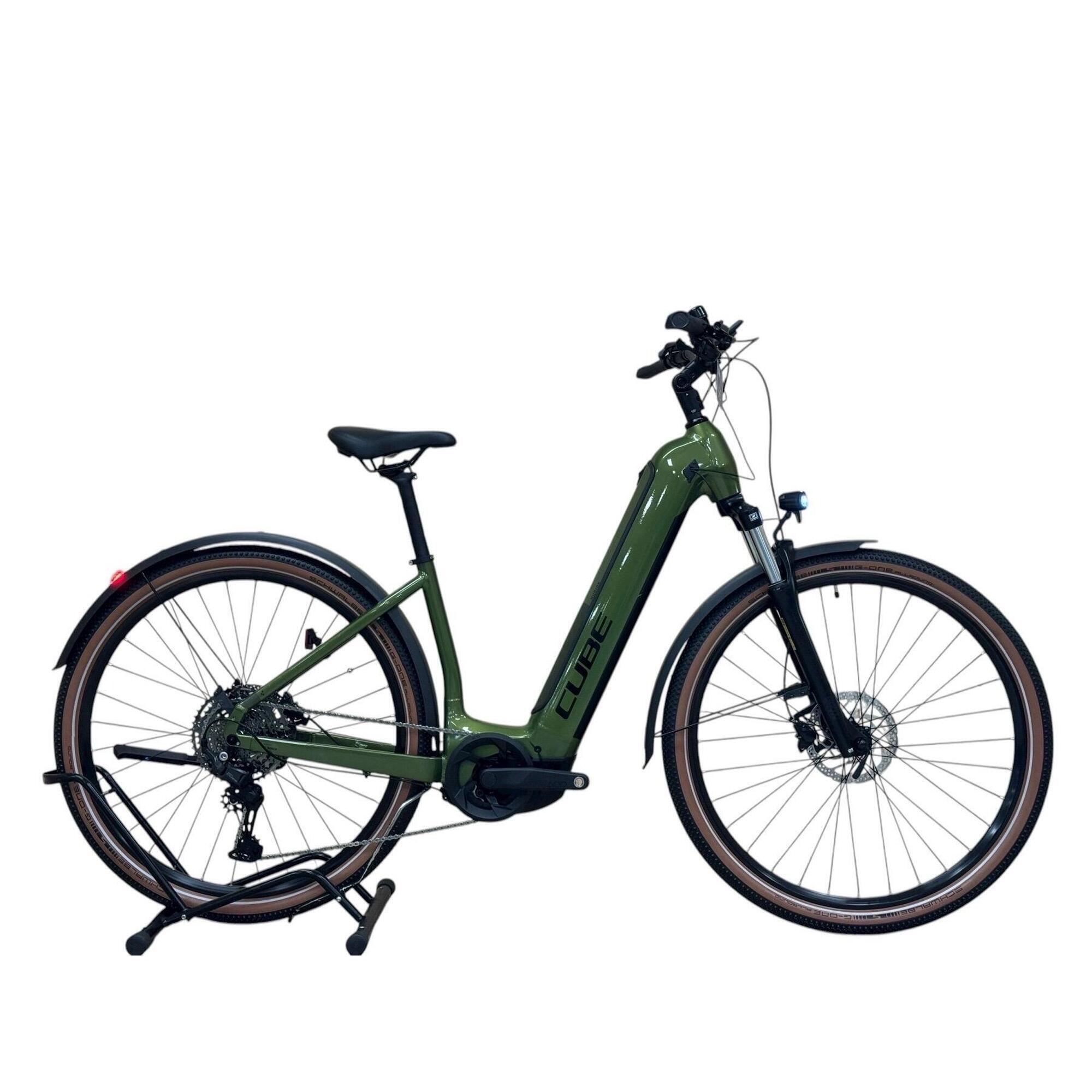 Cube - Reconditionné - Vélo Électrique Cube Nuride Hybrid Pro 625 Allroad - Comme Neuf - Vélo Ville - Noir|vert - 46 L/xl - Decathlon
