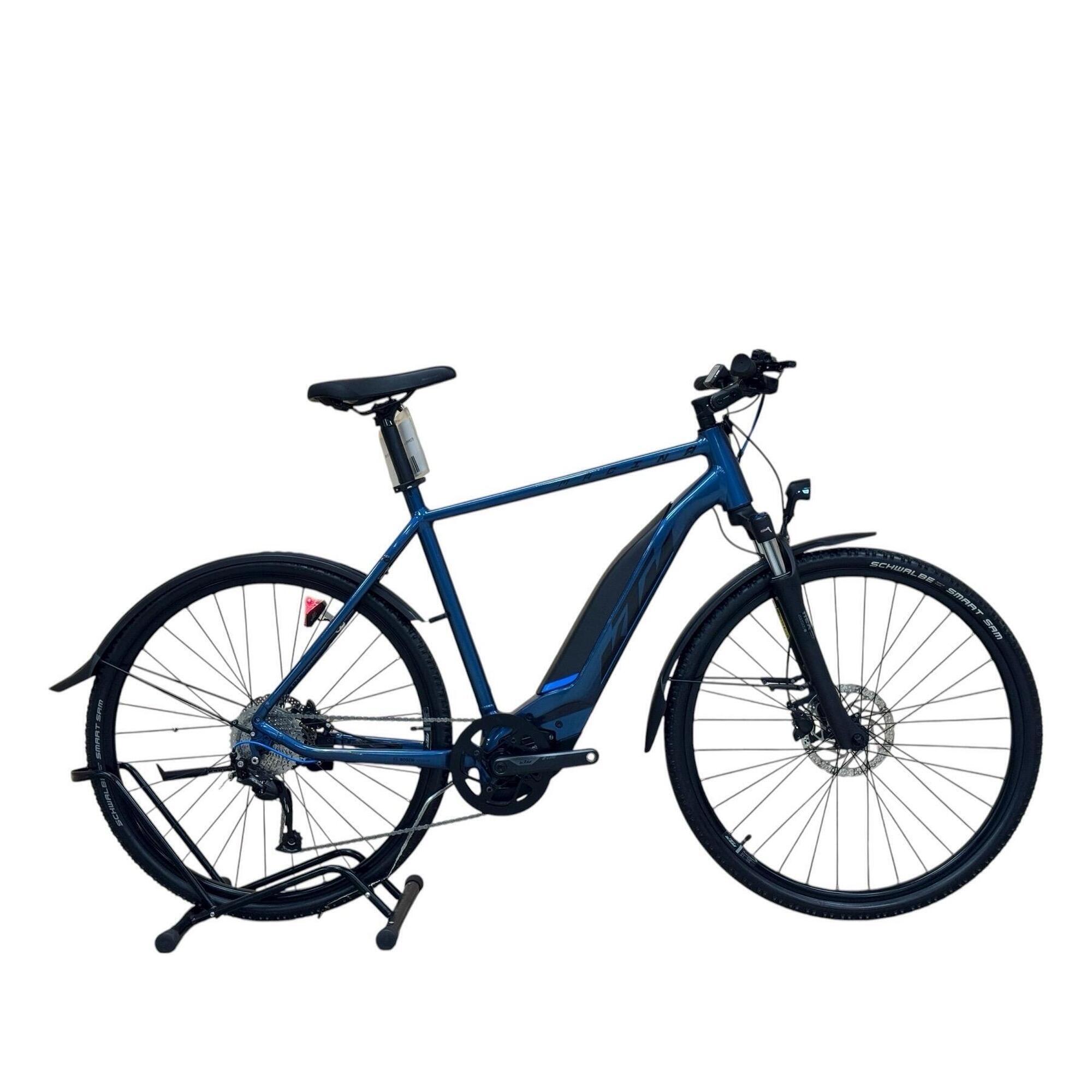 Ktm - Reconditionné - Vélo Électrique Ktm Macina Cross Street Alivio - Comme Neuf - Vélo Ville - Bleu|noir - Decathlon