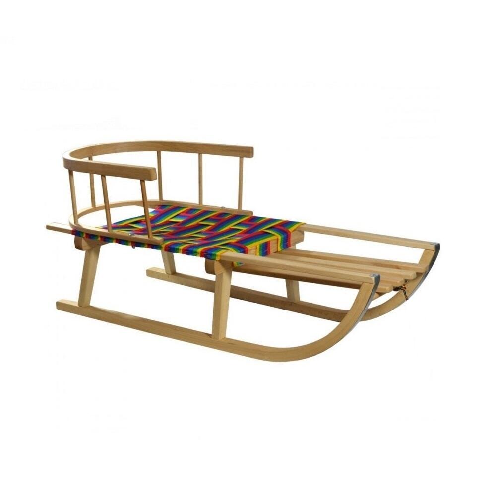 MASTER Dřevěné sáně MASTER 90 cm s ohrádkou