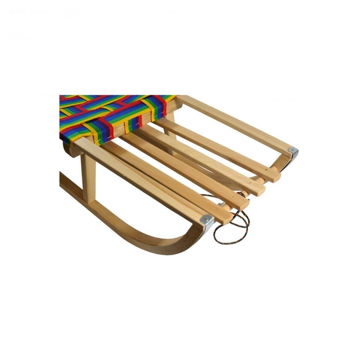 Holzschlitten MASTER 90 cm mit Kabine 5/7