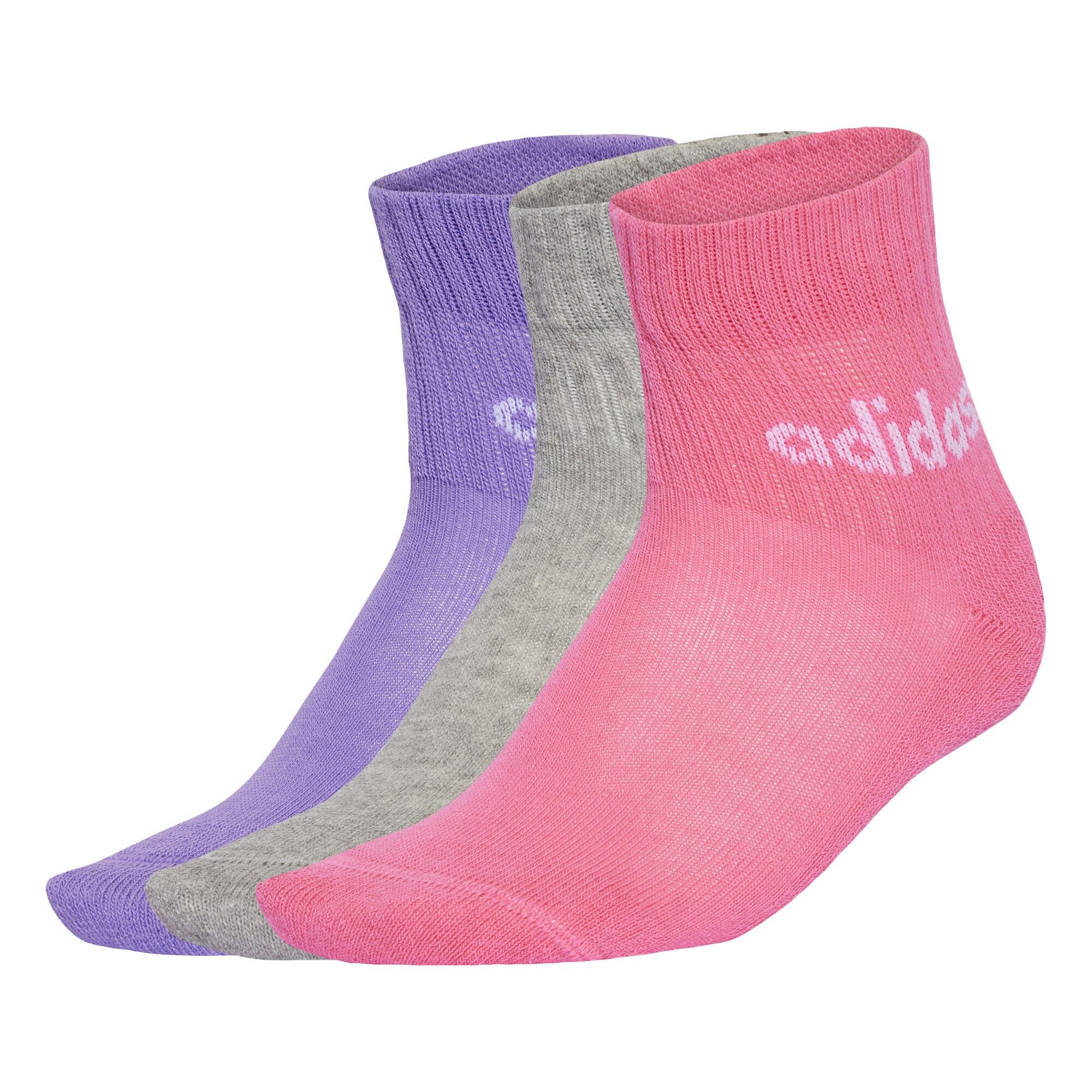 ADIDAS Ponožky Linear Ankle Kids - 3 páry