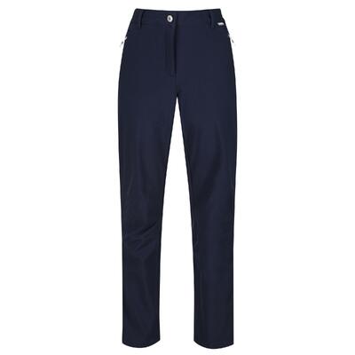 Geweldige outdoor dames geo softshell ii reguliere beenbroek (marine)
