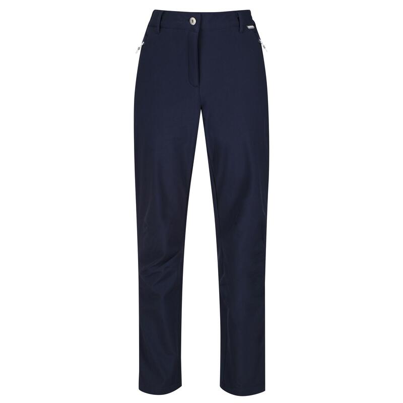 Wanderhose Geo Softshell Wandern/Outdoor/Trekking Damen Navy Atmungsaktiv