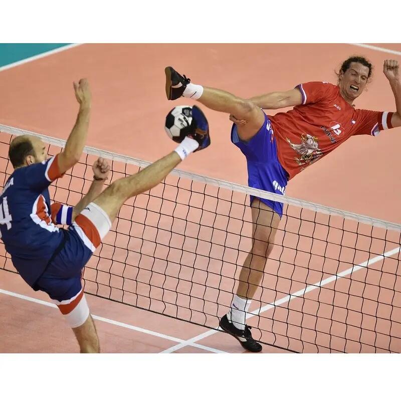 Nohejbalová síť MASTER 9,5 x 1 m s lankem 2/2