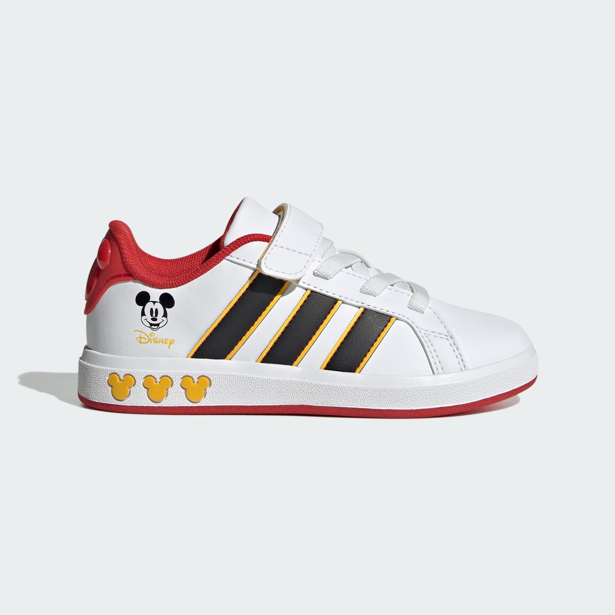 ADIDAS Tenisky Adidas Model Grand Court Mickey Barva Bílý