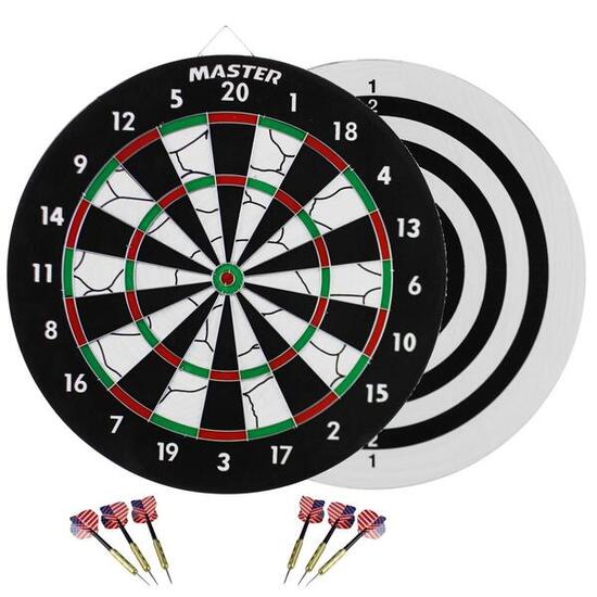 Zielscheibe MASTER Beflockung 45 cm - doppelseitig