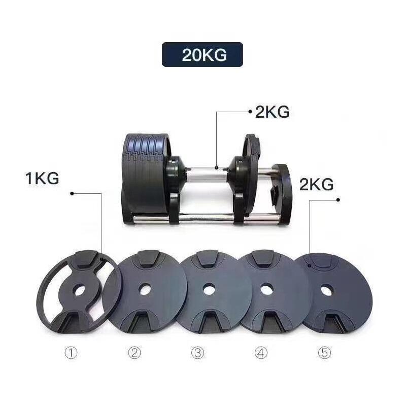 Jednoruční nastavitelná činka MASTER Spin 2 - 20 kg 5/7