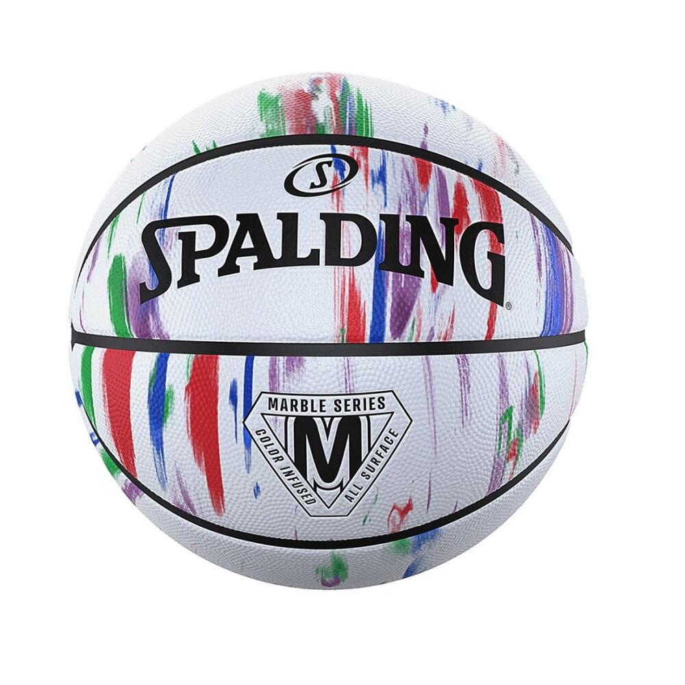 SPALDING Basketbalový míč Marble Series Rainbow