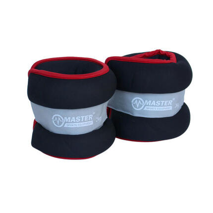 Fitnessbelastung für Handgelenke und Beine MASTER 2 x 1 kg - Neopren