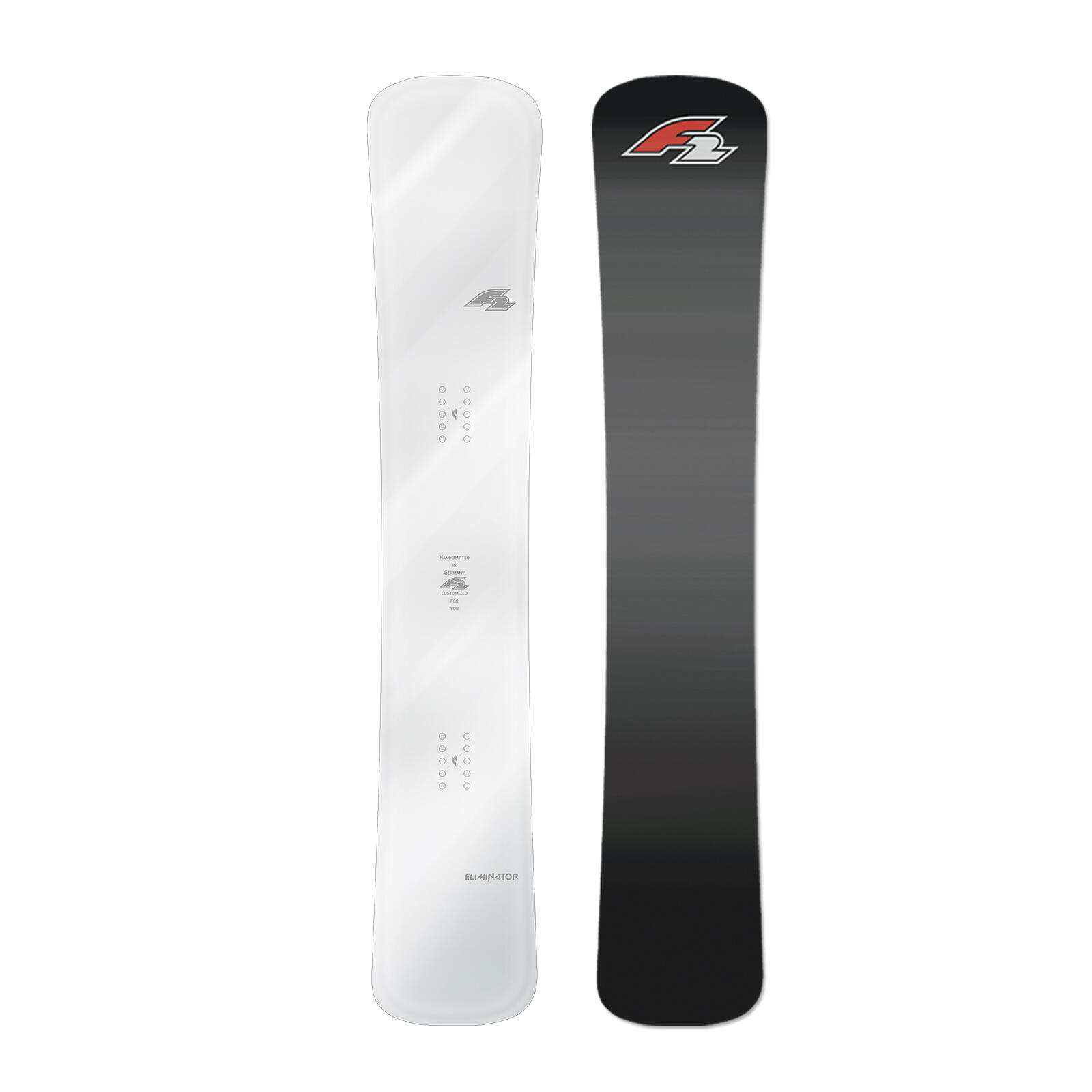 F2  Snowboard Eliminator Mirror Race 166w cm Weiss 1/3