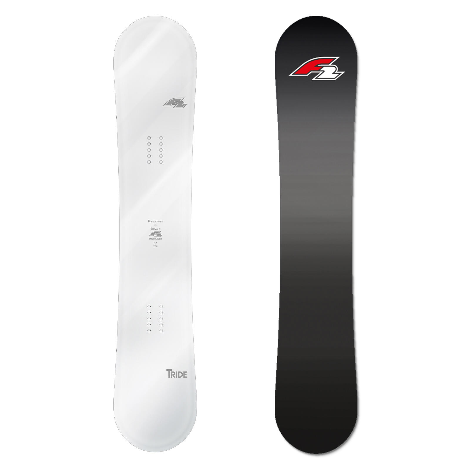 F2  Snowboard T-Ride Mirror Freeride/Freestyle 162cm Weiss 1/4