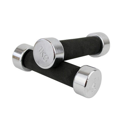 Hantel Chrom MASTER 2 x 1 kg