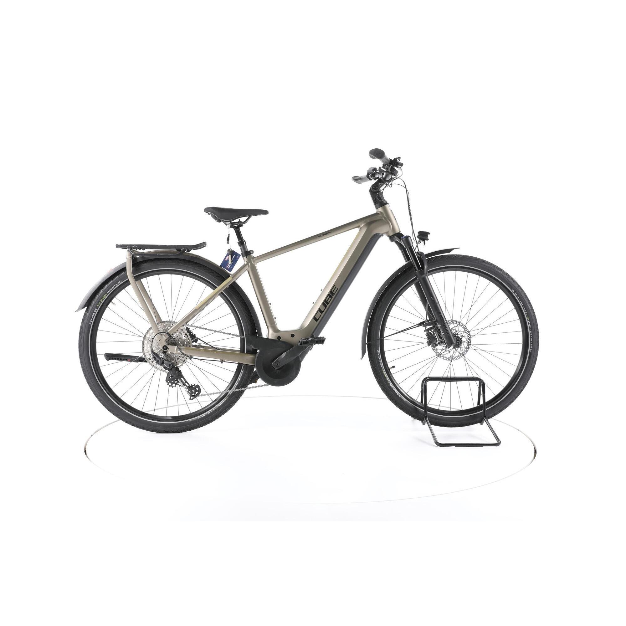 Cube - Reconditionné - Cube Kathmandu Hybrid Pro Trekking Vélo Électrique 2023 - Bon - Vélo De Voyage - Beige - 50 - Decathlon