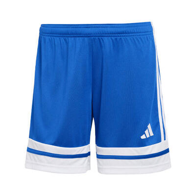 Adidas dames voetbalkorte broek squa25 sho w in koninklijk blauw/wit