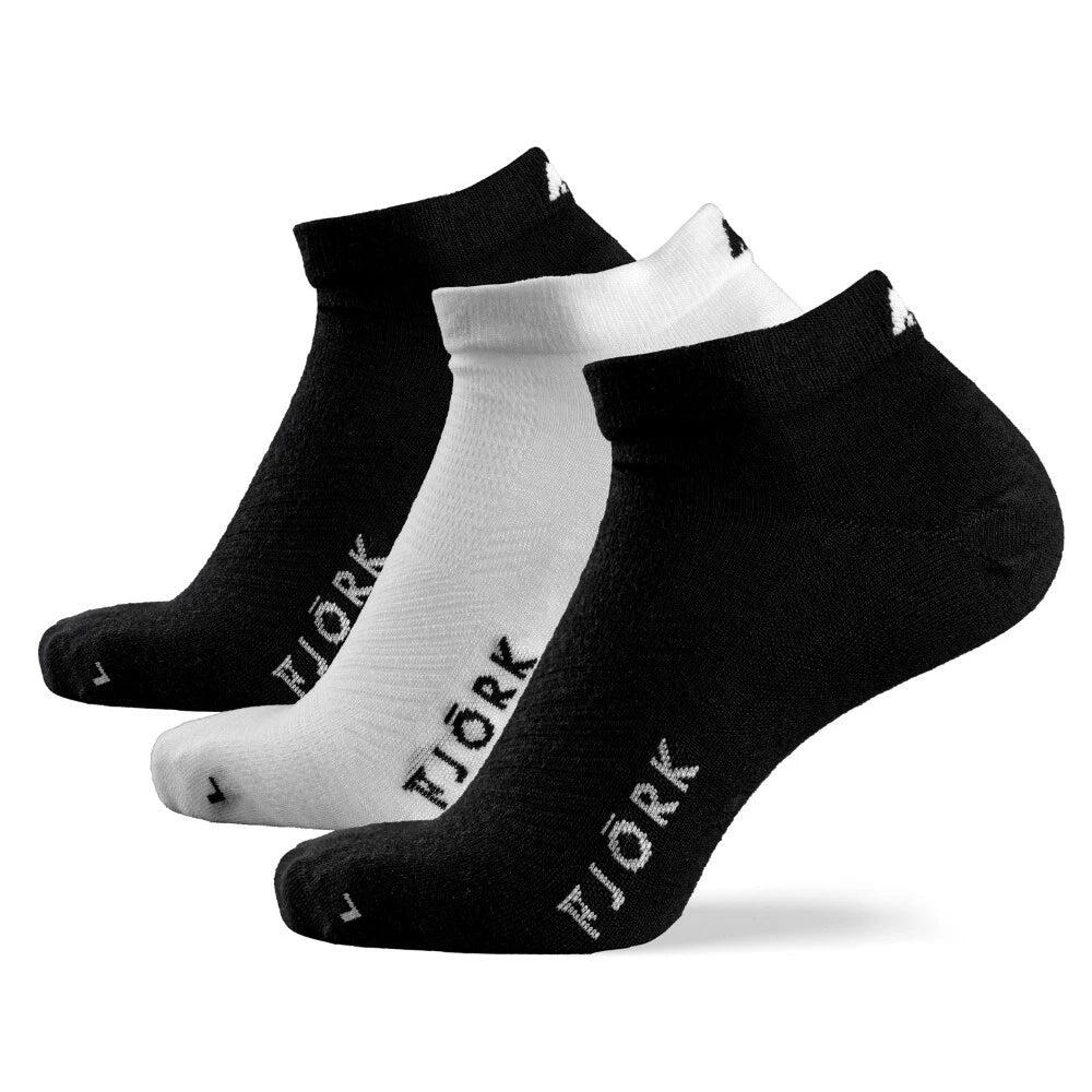 FJORK MERINO Low Cut Socks – Pack of 3 merino wool sports socks