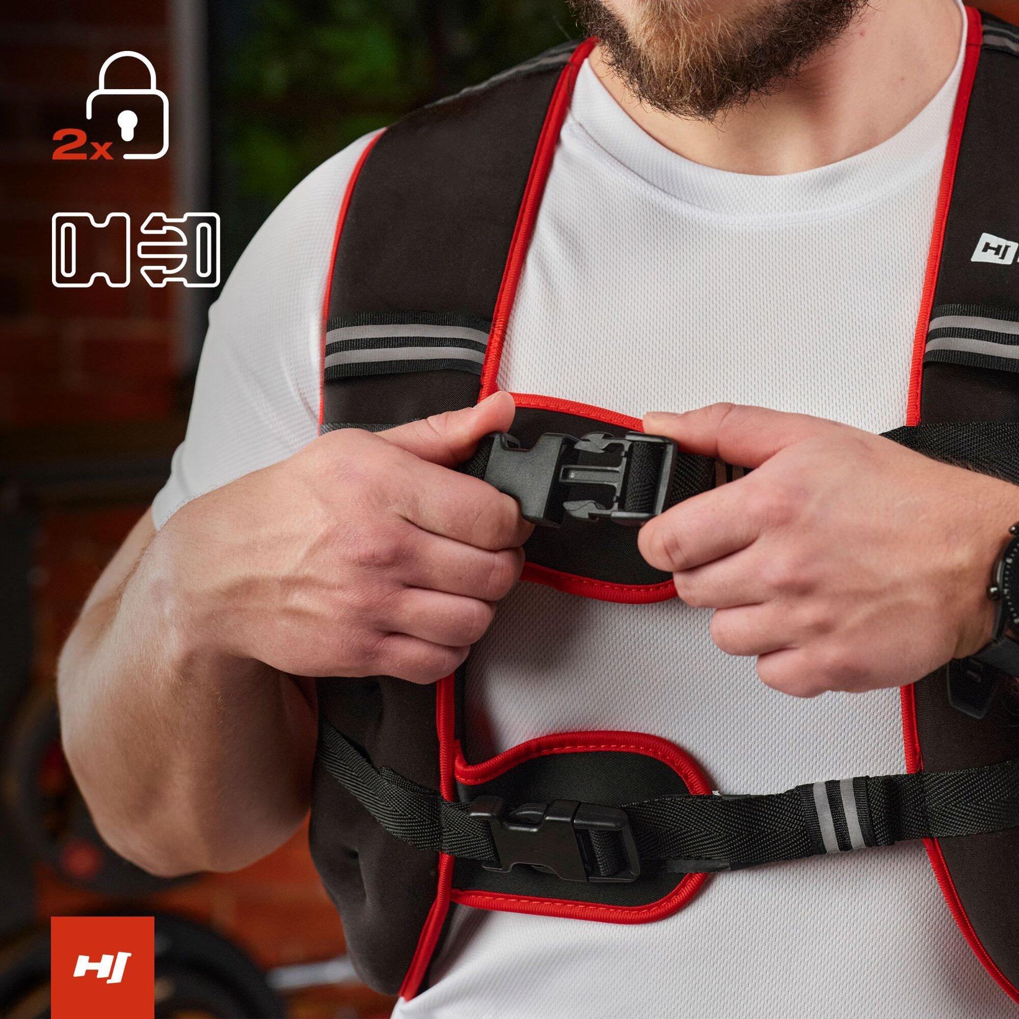 Gilet zavorrato con pesi 10 kg 3/7