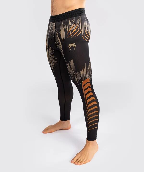 Venum Legginsy Tiger Black/Neon Orange