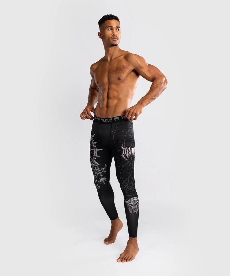 Venum Legginsy Gladiator 5.0 Czarno-srebrne