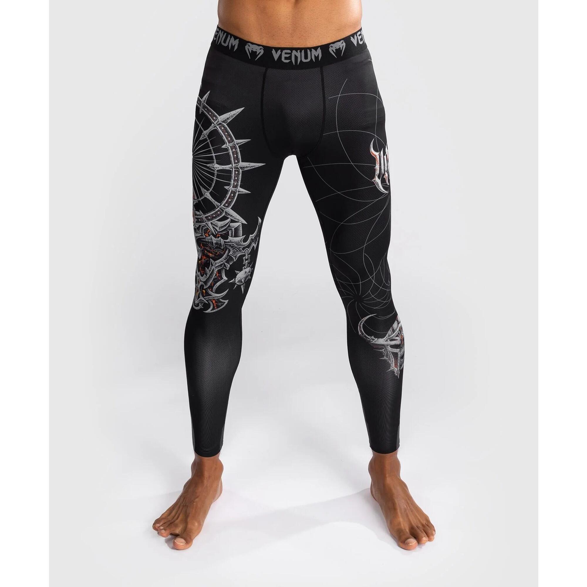 Venum Legginsy Gladiator 5.0 Czarno-srebrne