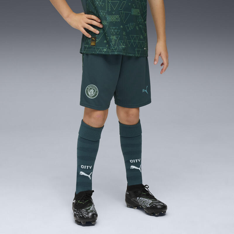 Șort fitness copii confort, libertate de mișcare Manchester City 25/26 PUMA